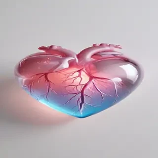 aesthetic transparent heart