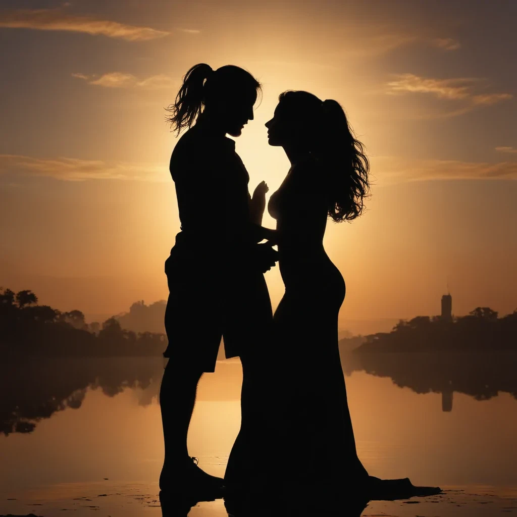 couple silhouette