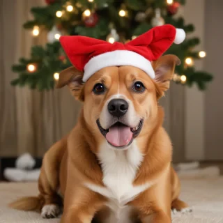 dog christmas photos