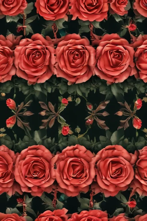 rose border