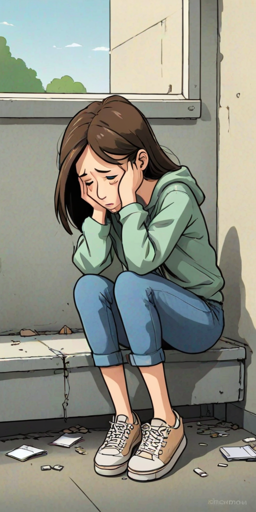 cartoon images of depression