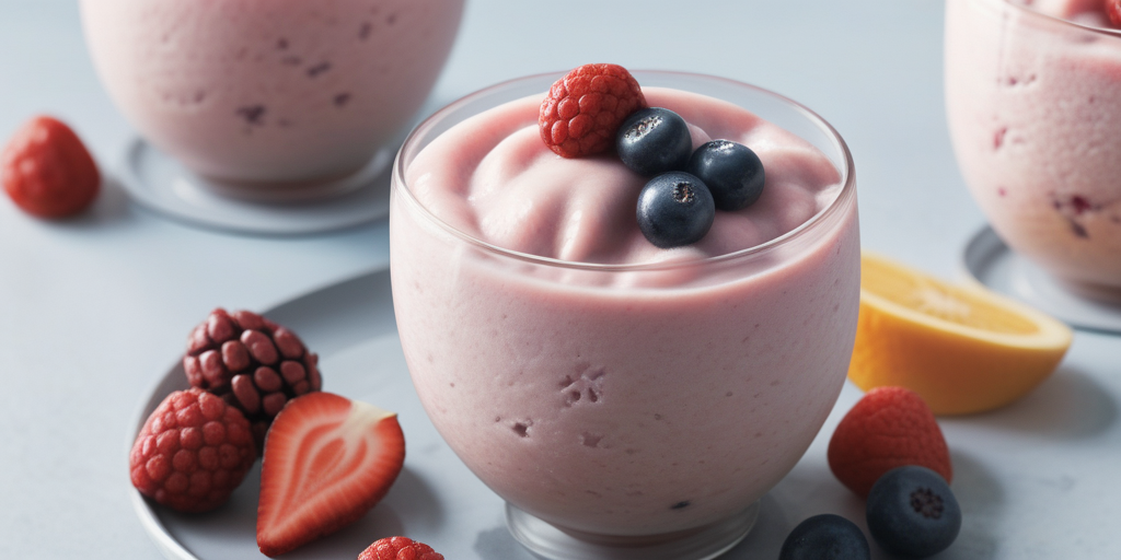 ninja creami sorbet with frozen fruit