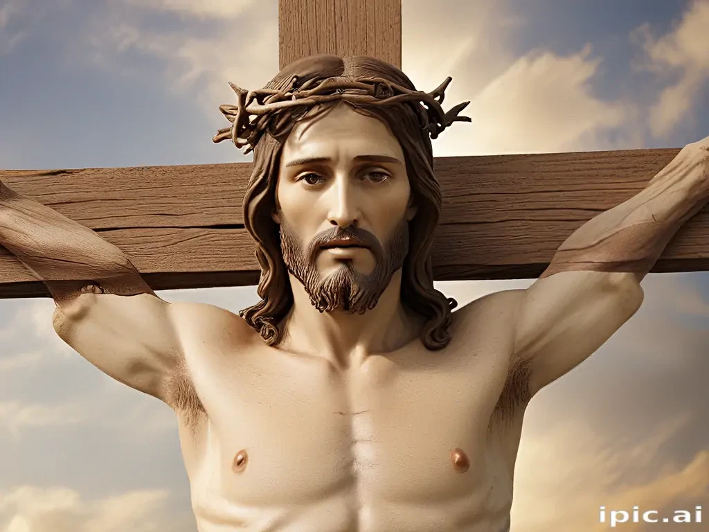 pictures of jesus on a cross