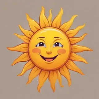 cartoon sun png