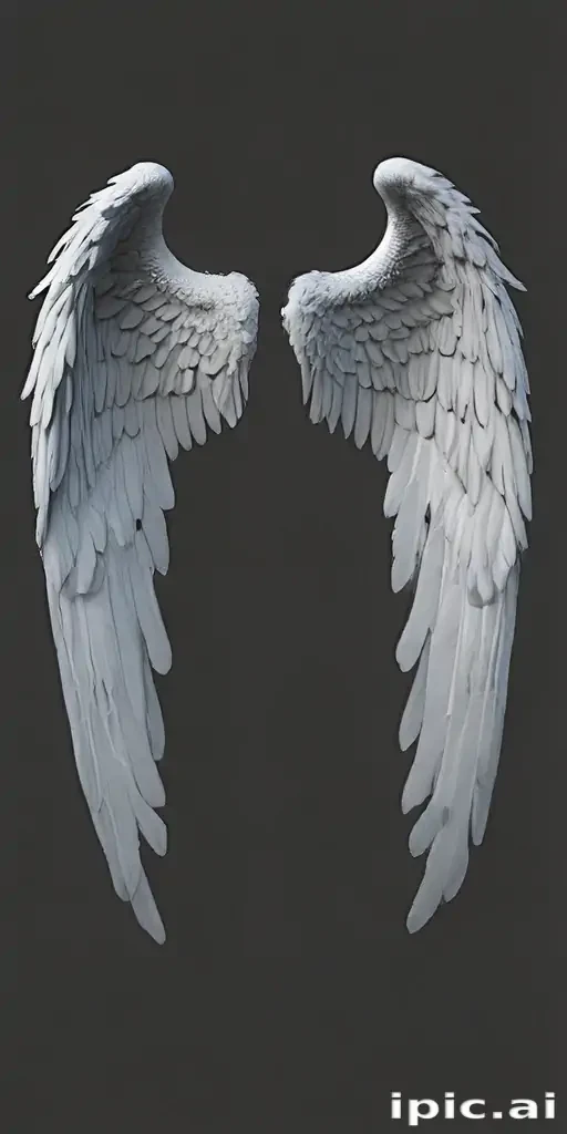 realistic angel wings png