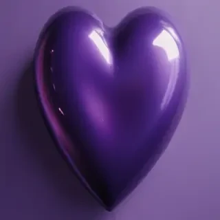 purple aesthetic heart