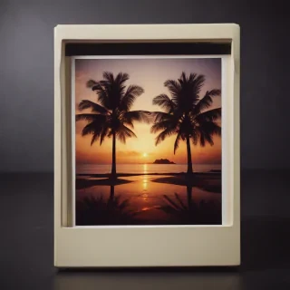 aesthetic polaroid frame