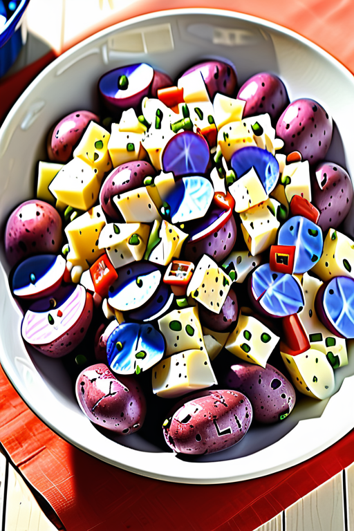 red hot and blue potato salad recipe