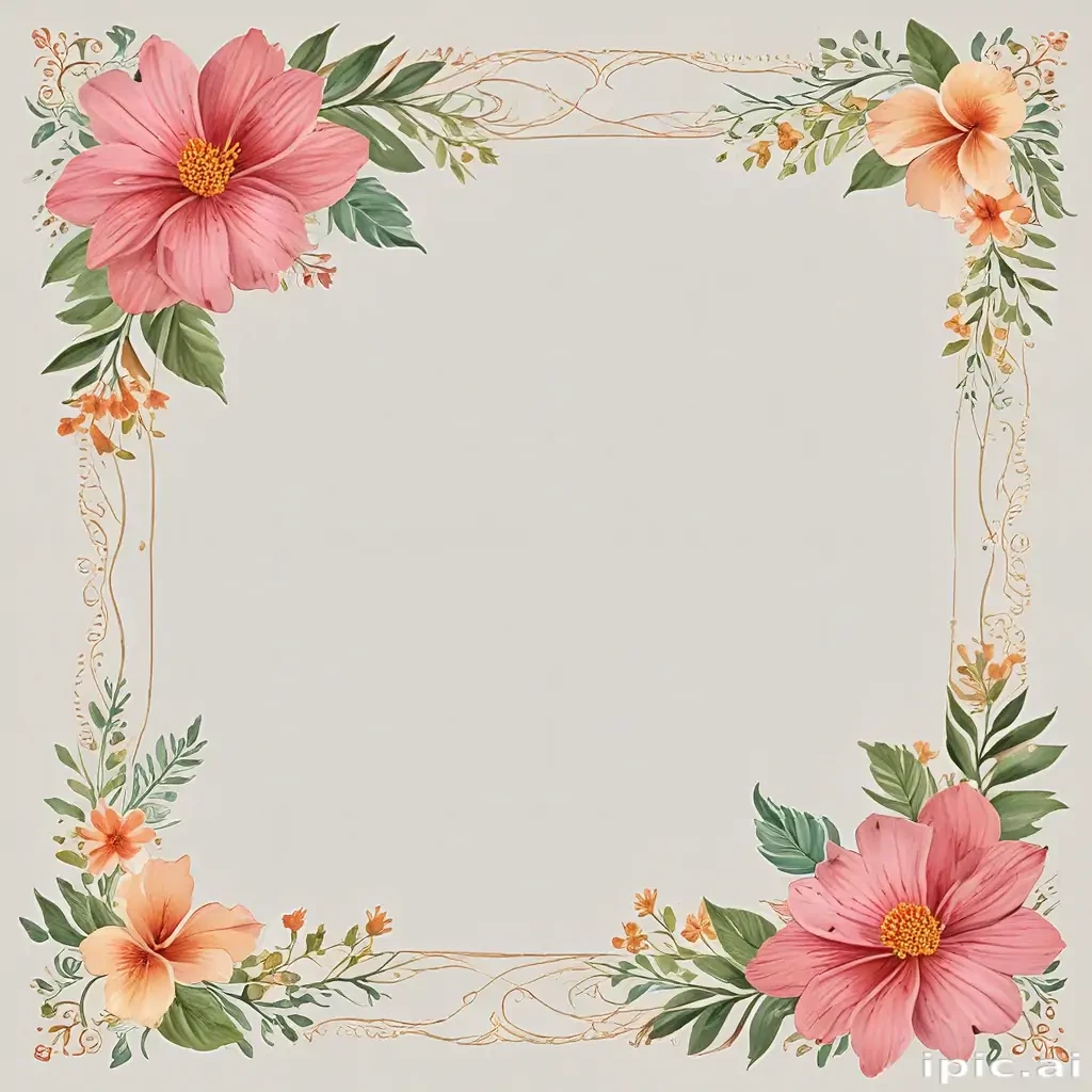 png border flower
