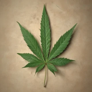 marijuana leaf