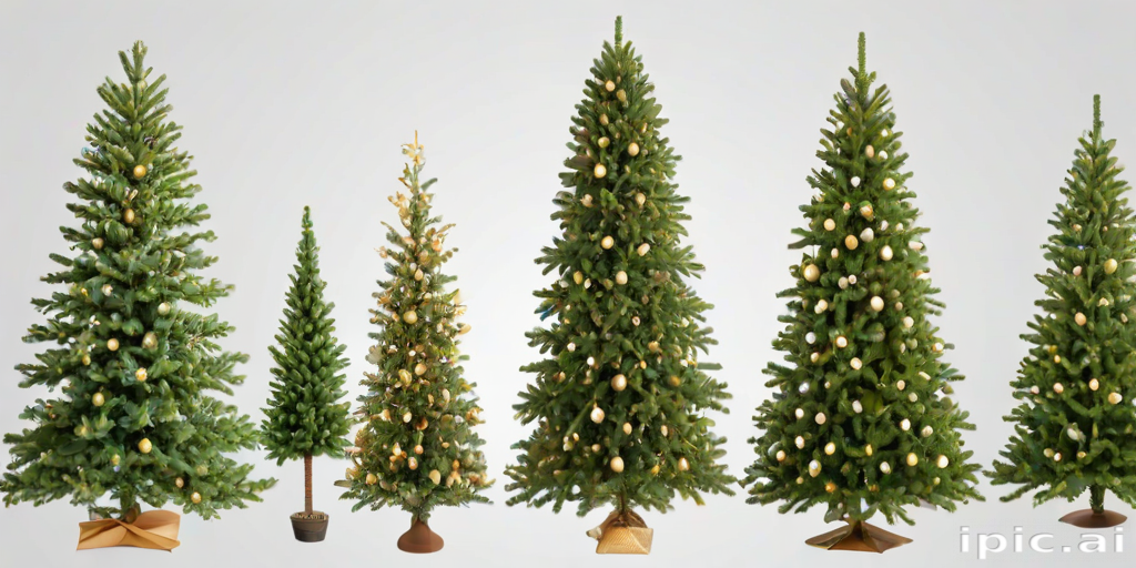 christmas trees transparent background