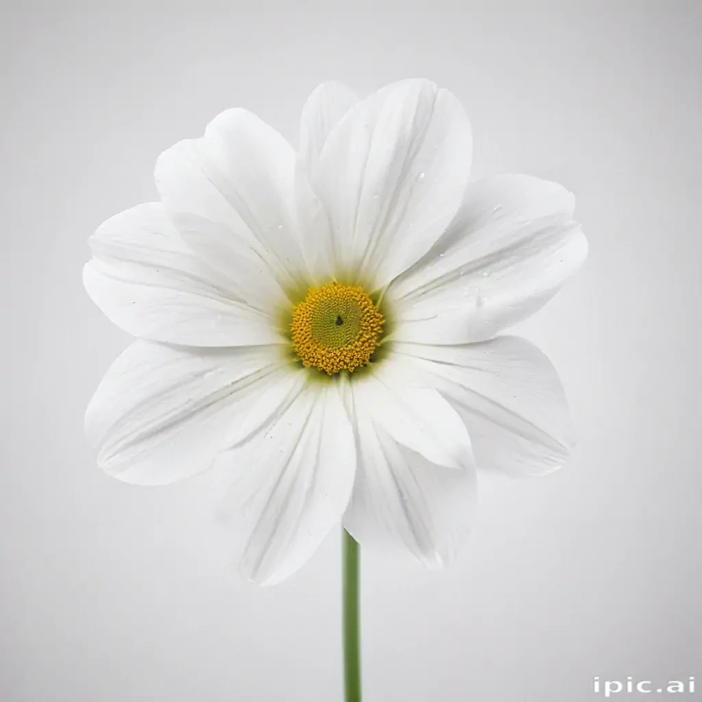 white background flower