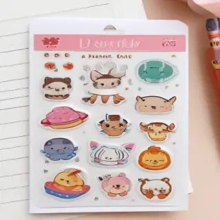 transparent cute stickers