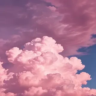 aesthetic pink clouds