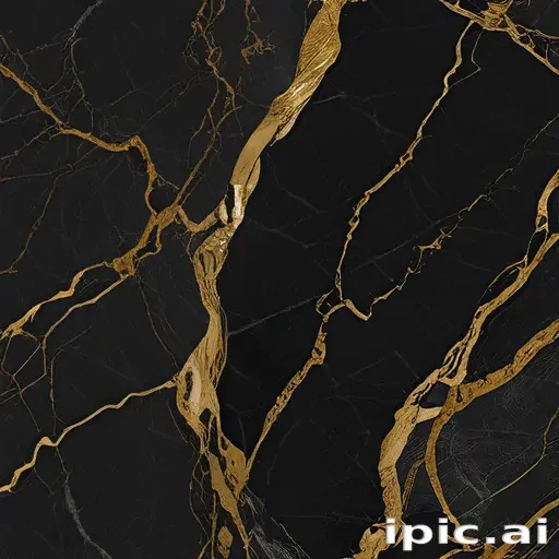 black and gold marble