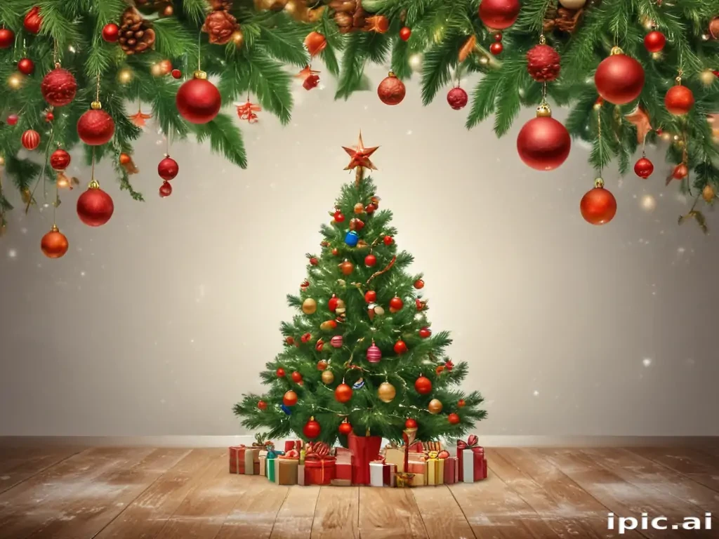 merry christmas clip art transparent background