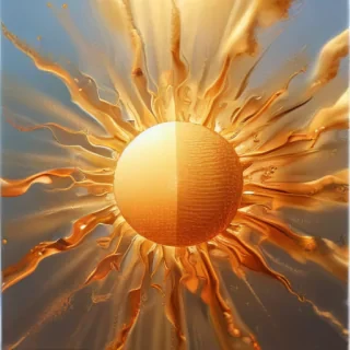 transparent sun