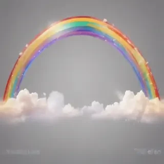 transparent background rainbow clipart