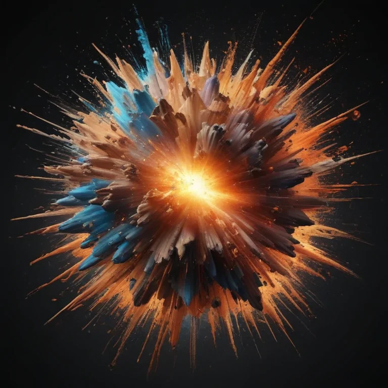 explosion transparent background