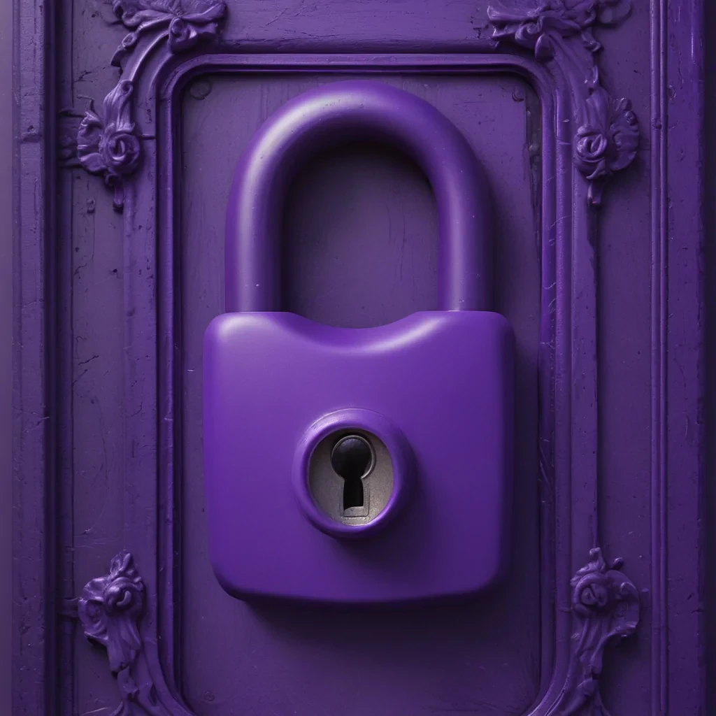 purple lock screen
