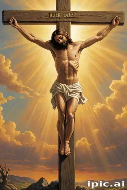 jesus on the cross picture