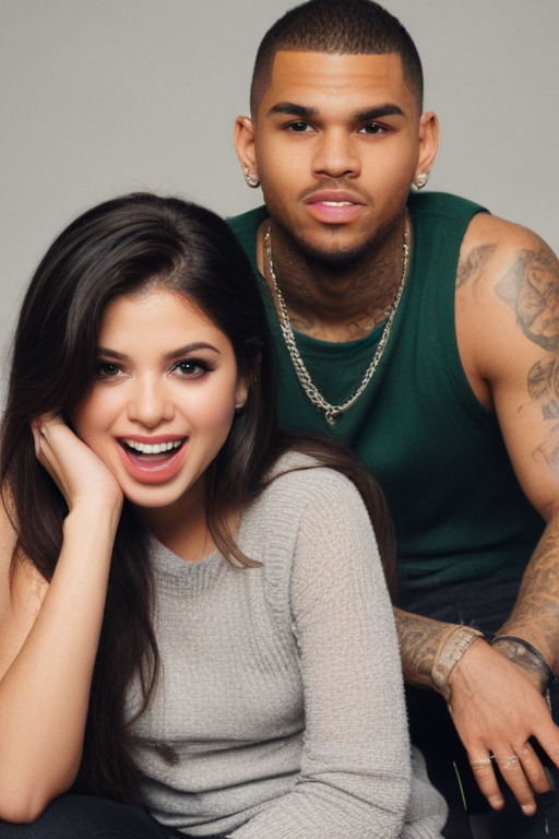 selena gomez chris brown reaction