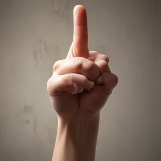 you pointing finger