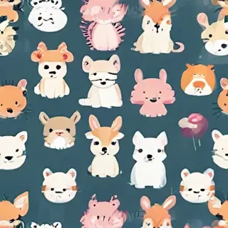 cute animal background