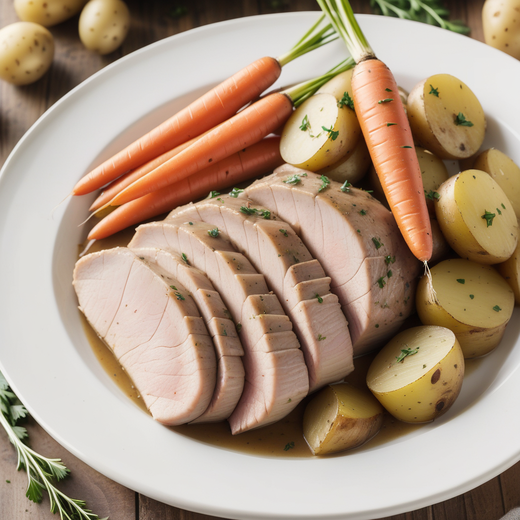 crock pot pork loin with potatoes and carrots