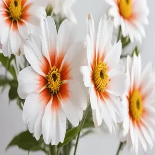 flower with white background