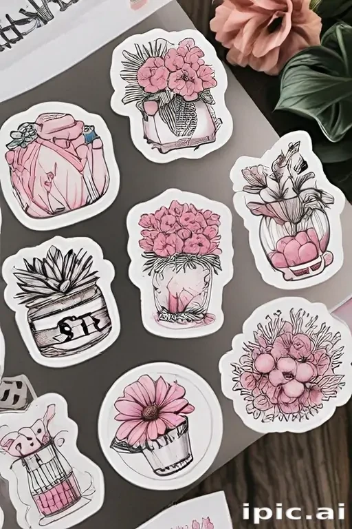 aesthetic printable stickers