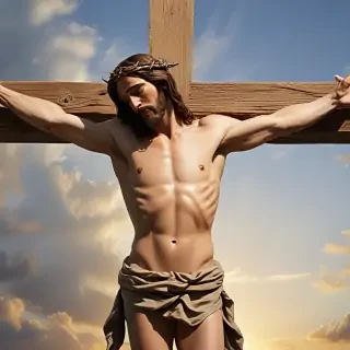 a picture of jesus on the cross