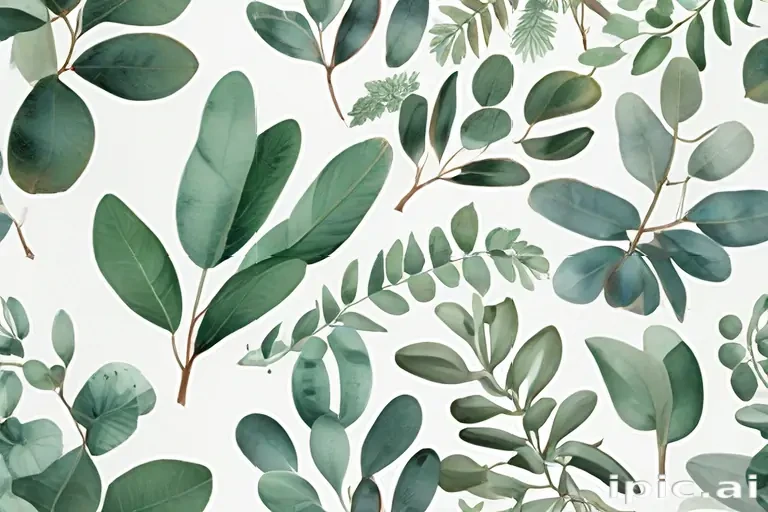 transparent eucalyptus clipart