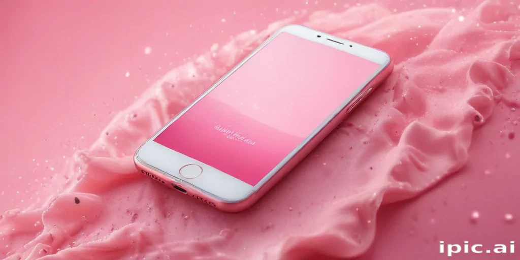 pink phone background