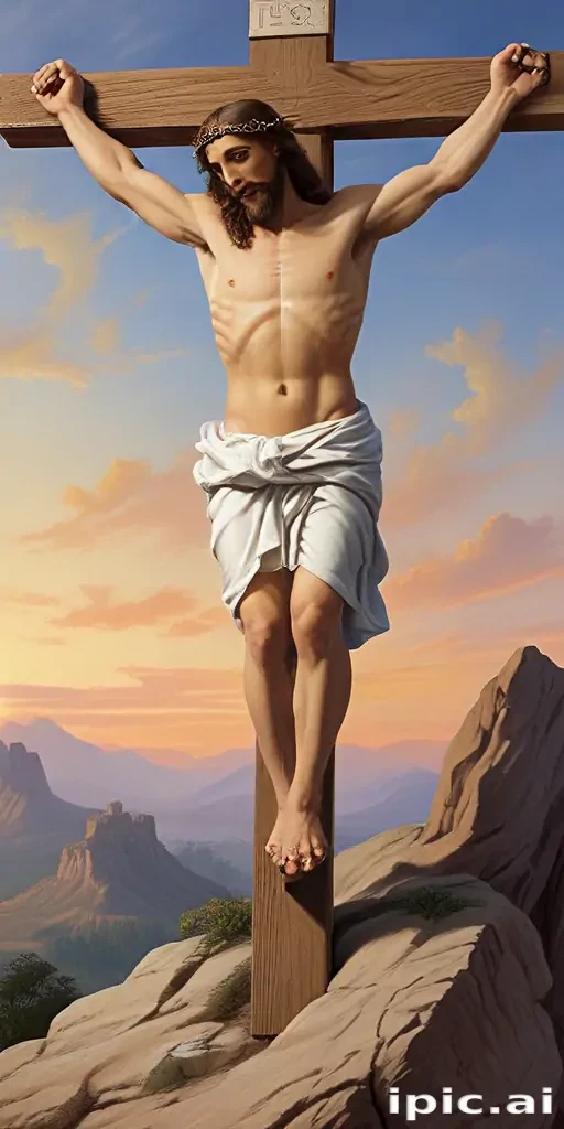 jesus on the cross clipart
