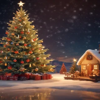 cute christmas background
