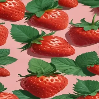 aesthetic strawberry wallpaper
