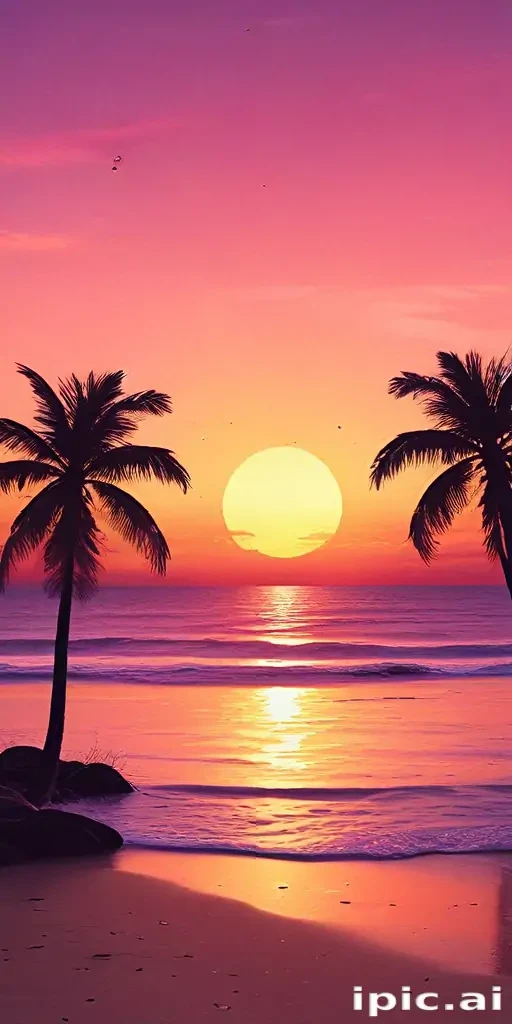 cute sunset backgrounds