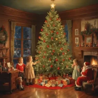 vintage christmas images to print