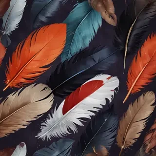 feather background