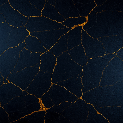 create a high-resolution abstract image of a dark textured surface with golden veins, using a DSLR camera, 50mm lens, f/2.8 aperture, ISO 100, shutter speed 1/125s, taken from a top-down view to enhance depth and detail