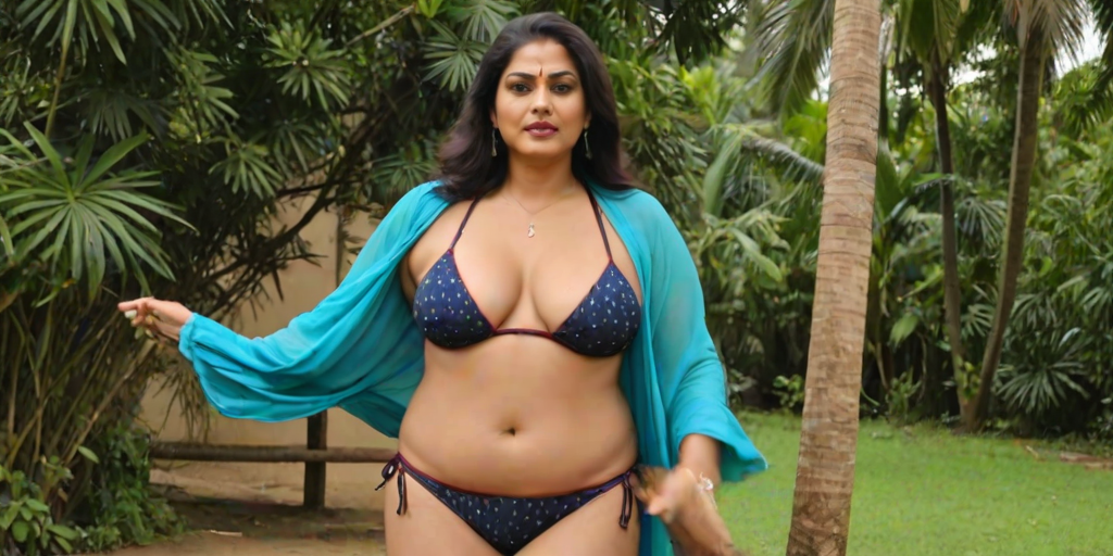 desi aunty bikini