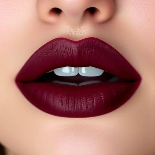 Matte burgundy lips with a subtle gradient, "Wine Velvet" boasts a rich, deep color that fades softly towards the inner lip for a romantic, lived-in look