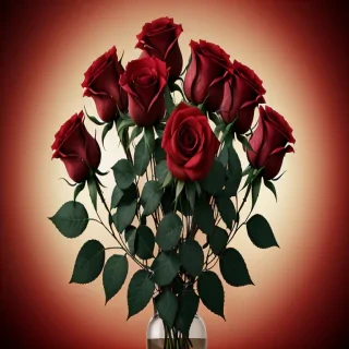 background red roses
