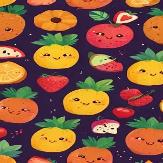 cute fruit backgrounds