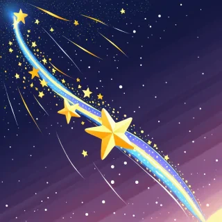 shooting star png