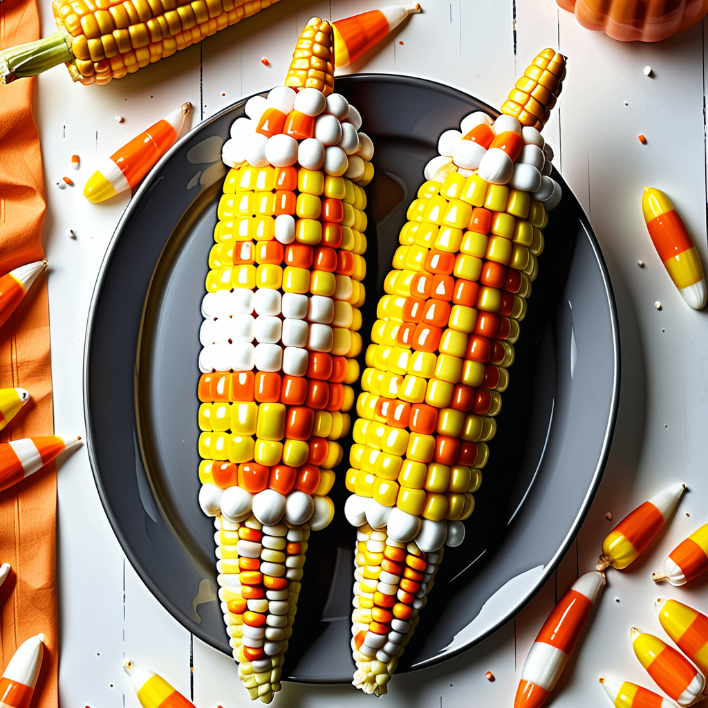 candy corn on the cob