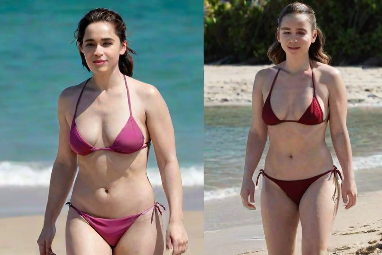 emilia clarke bikini