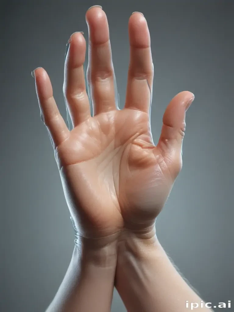 transparent prayer hands