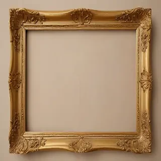 fancy gold frame